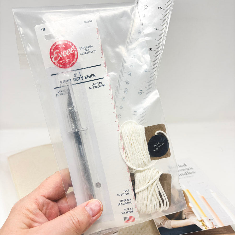 Rolled Beeswax Candles Kit with Liz Wagner