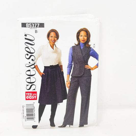 2009 See & Sew Office - B5377 - Size 16-22