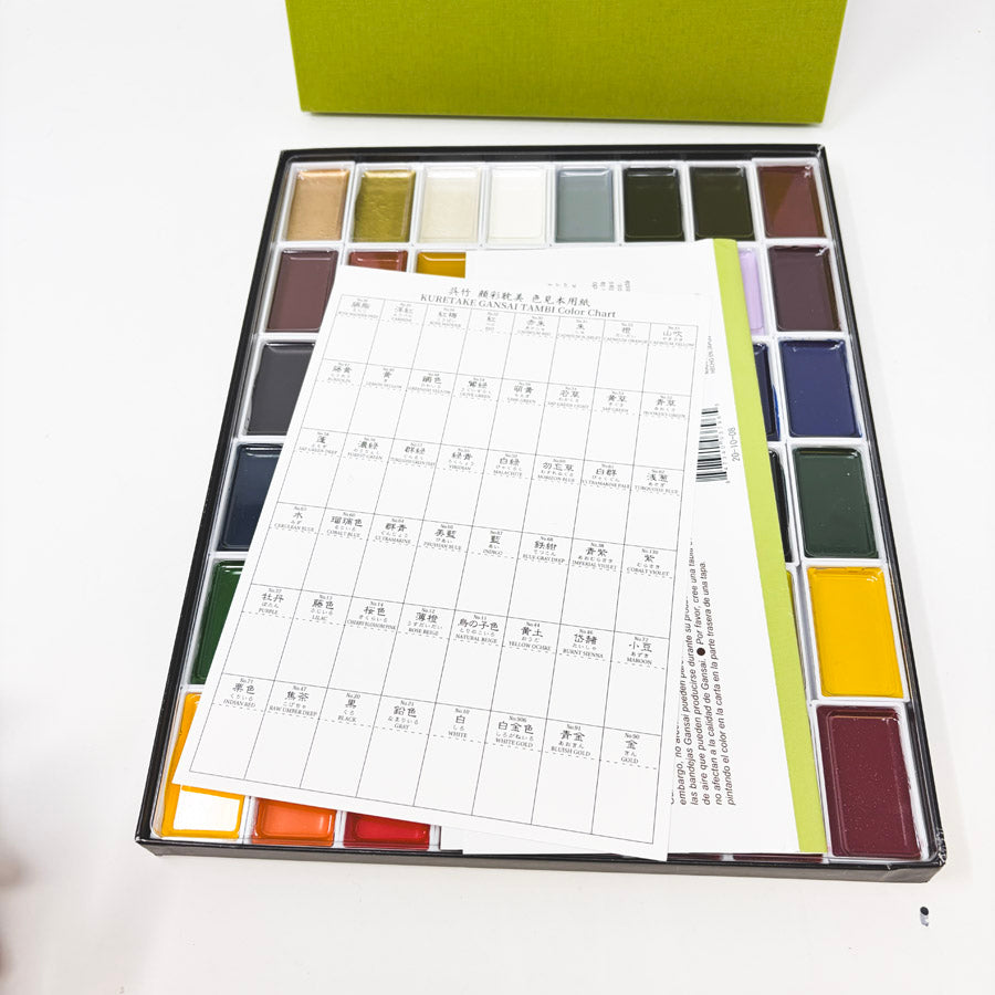 Kuretake Gansai Tambi 48-color Watercolor Set