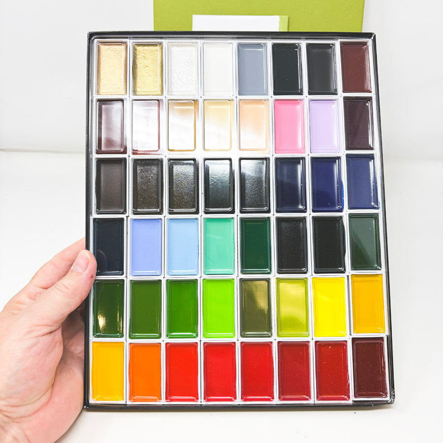 Kuretake Gansai Tambi 48-color Watercolor Set