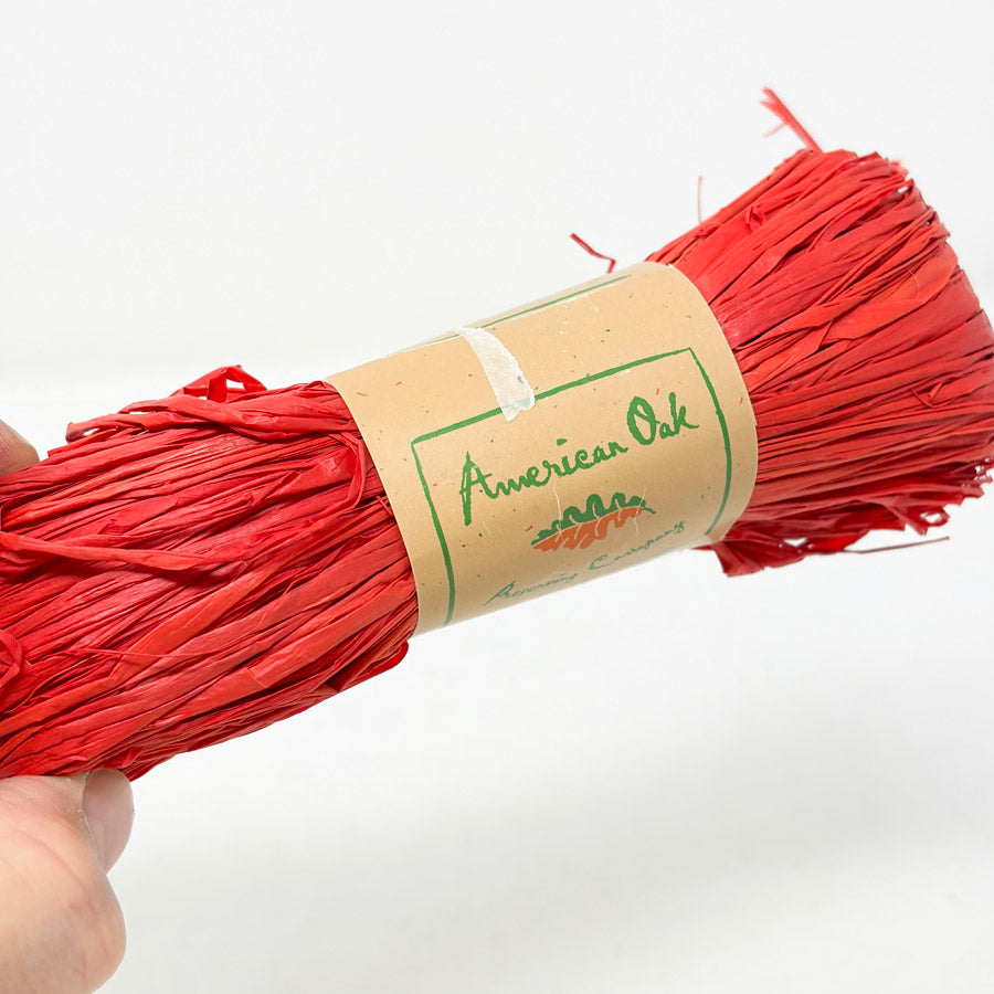 Bundle of Red Raffia Tie