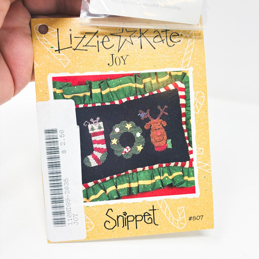 Lizzie Kate Snippet Cross Stitch Pattern & Charm