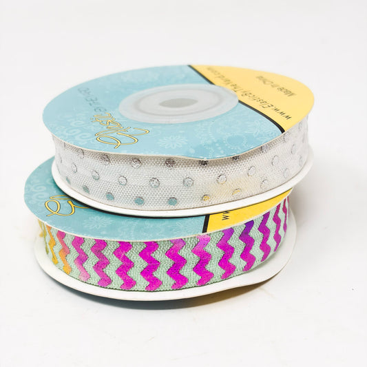 Elastic by the Yard Metallic Elastic Spools - Pick a Design