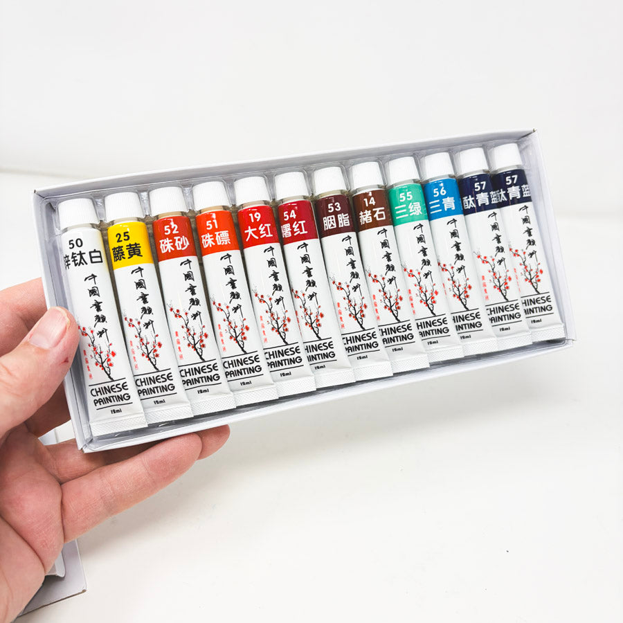 Yasutomo Authentic Chinese Watercolor Set