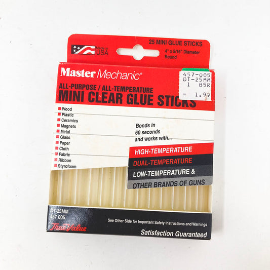 Master Mechanic Mini Hot Glue Sticks