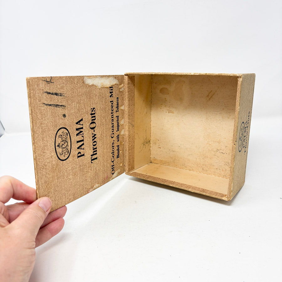 Vintage Palma Maduro Throw-Out Cardboard Cigar Box