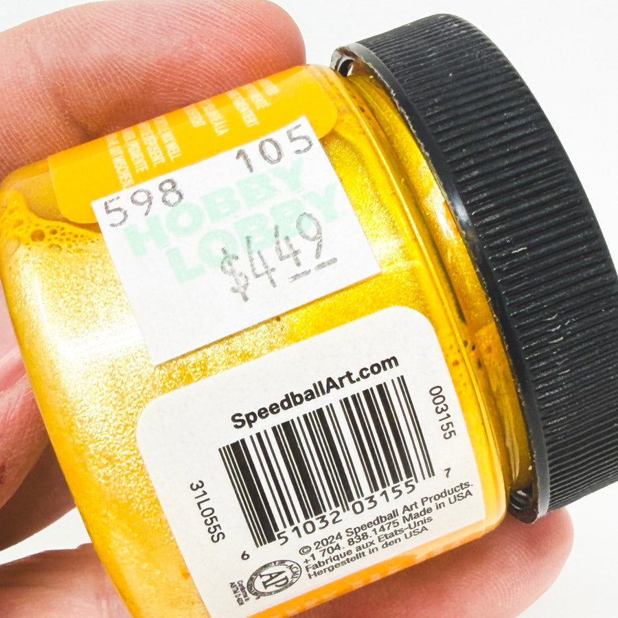 Gold Speedball Acrylic Calligraphy Ink