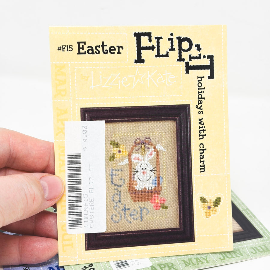 Lizzie Kate Flip It Holidays with Charm Cross Stitch Patterns