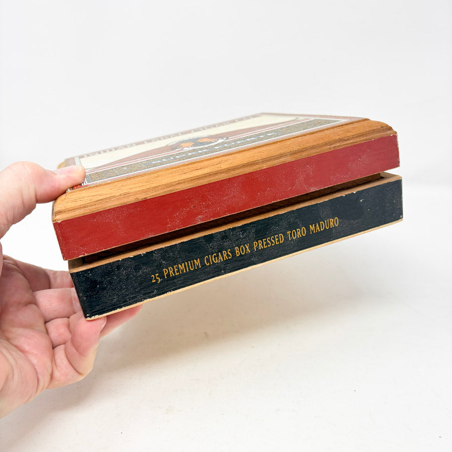 Vintage Indian Tabac Cigar Co. Wooden Cigar Box
