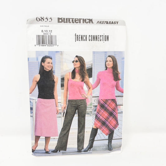 2001 Butterick Bottoms - 6833 - Size 8-12