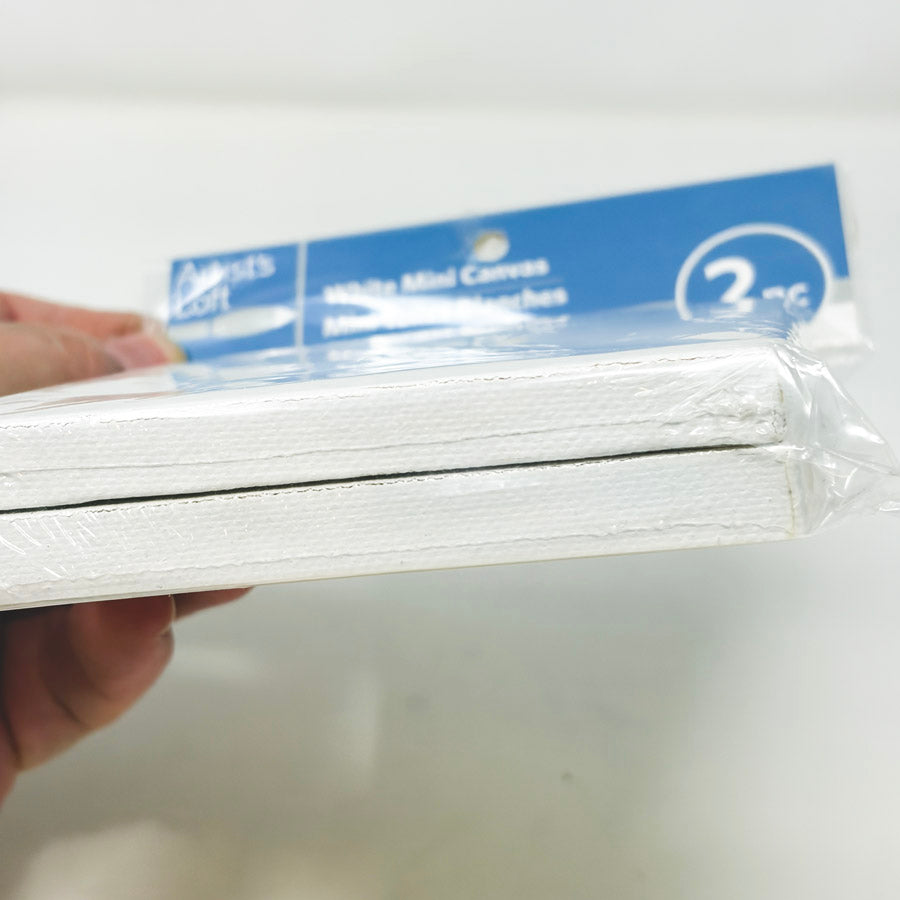 4" x 4" Artist's Loft Necessities White Mini Canvas Panels