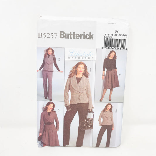 2008 Butterick Office - B5257 - Size 16-24