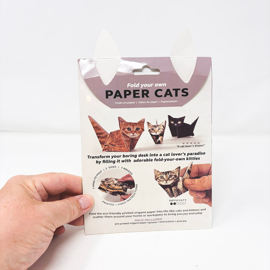Fold Your Own Paper Cats Origami
