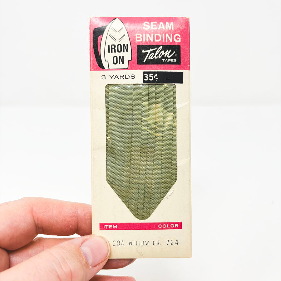 Talon Seam Binding - Willow Green