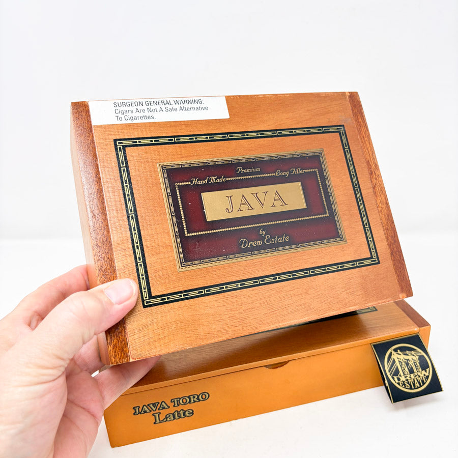 Drew Estate Java Latte Wooden Cigar Box (1)
