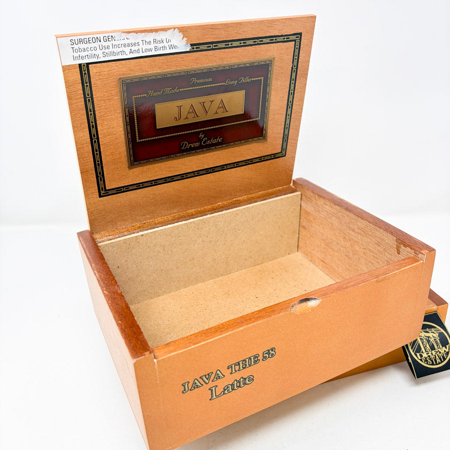 Drew Estate Java Latte Wooden Cigar Box (1)