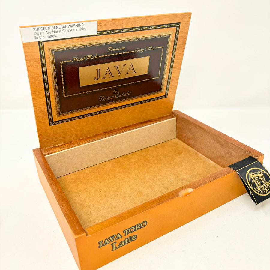 Drew Estate Java Latte Wooden Cigar Box (1)