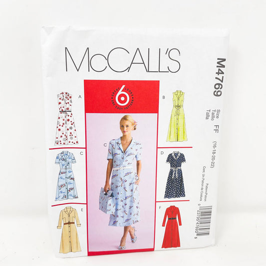 2005 McCall’s Dress - M4769 - Size 16-22