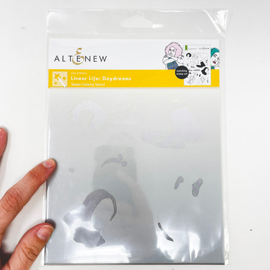 Altenew Linear Life Daydreams Stencil
