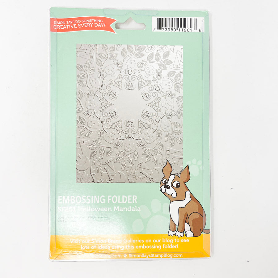 Simon Says Stamp Halloween Mandala Embossing Folder