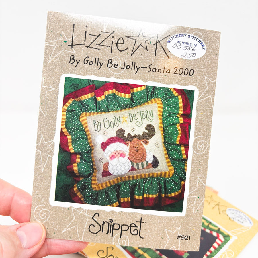 Lizzie Kate Holiday Theme Snippet Cross Stitch Patterns