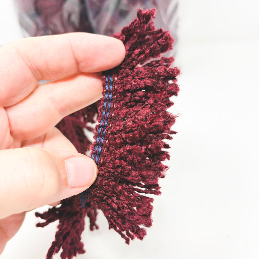 Deep Wine Chenille Fringe Trim Lengths