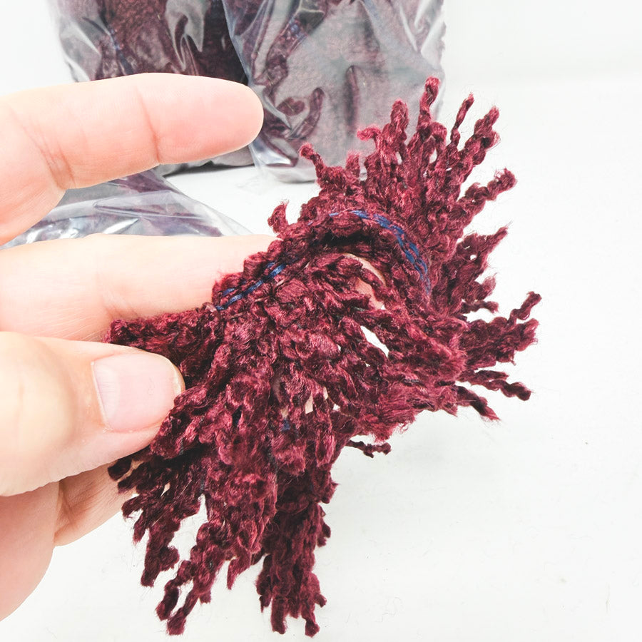 Deep Wine Chenille Fringe Trim Lengths