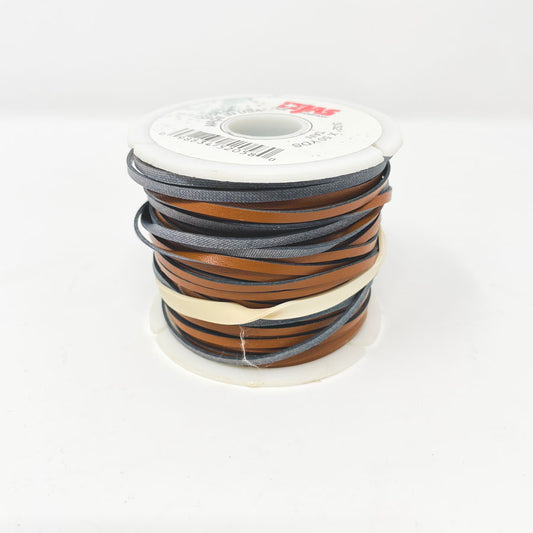 Tejas - Brown Synthetic Leather Lace - 3/32"