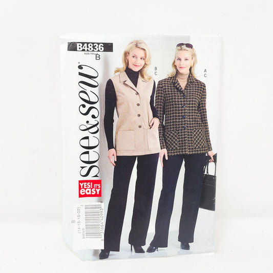 2006 See & Sew Office - B4836 - Size 14-20