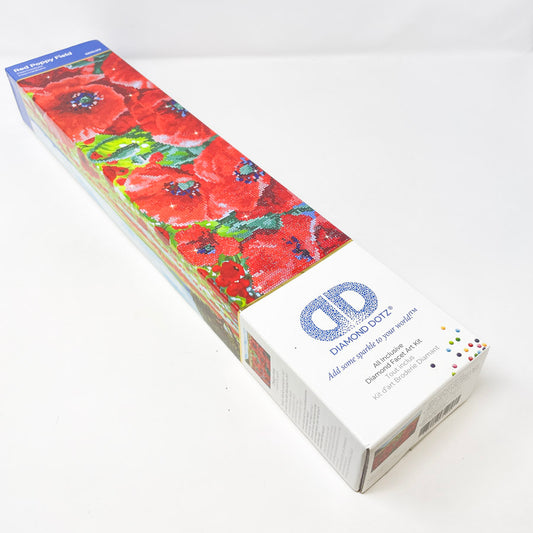 Diamond Dotz Red Poppy FIeld Diamond Art Painting Kit