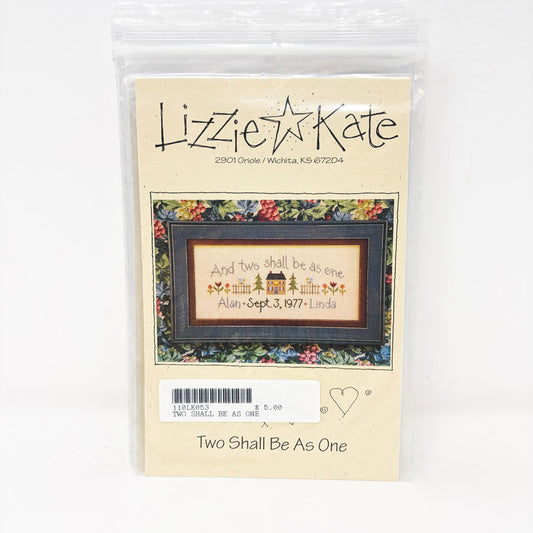 Two Shall Be As One – Lizzie Kate Cross Stitch Pattern