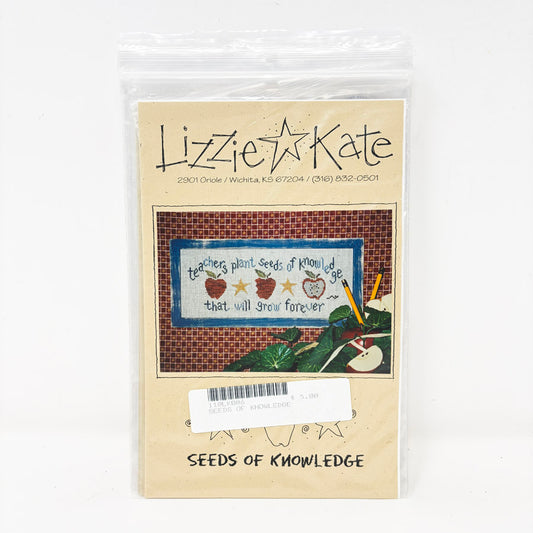 Seeds of Knowledge – Lizzie Kate Cross Stitch Pattern