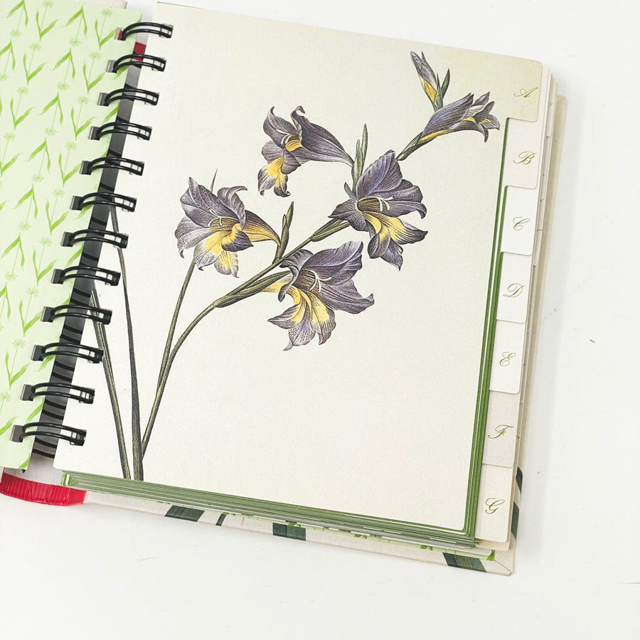 Floral Address Book