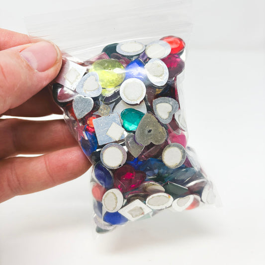 Small Bag of Flat Back Plastic Gems