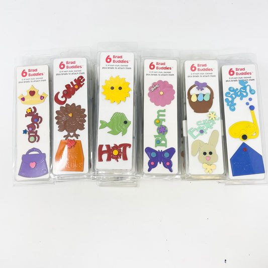 Brad Buddies Decorative Large Brad Packs