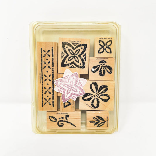 Stampin' Up Medium Box Set Rubber Stamps
