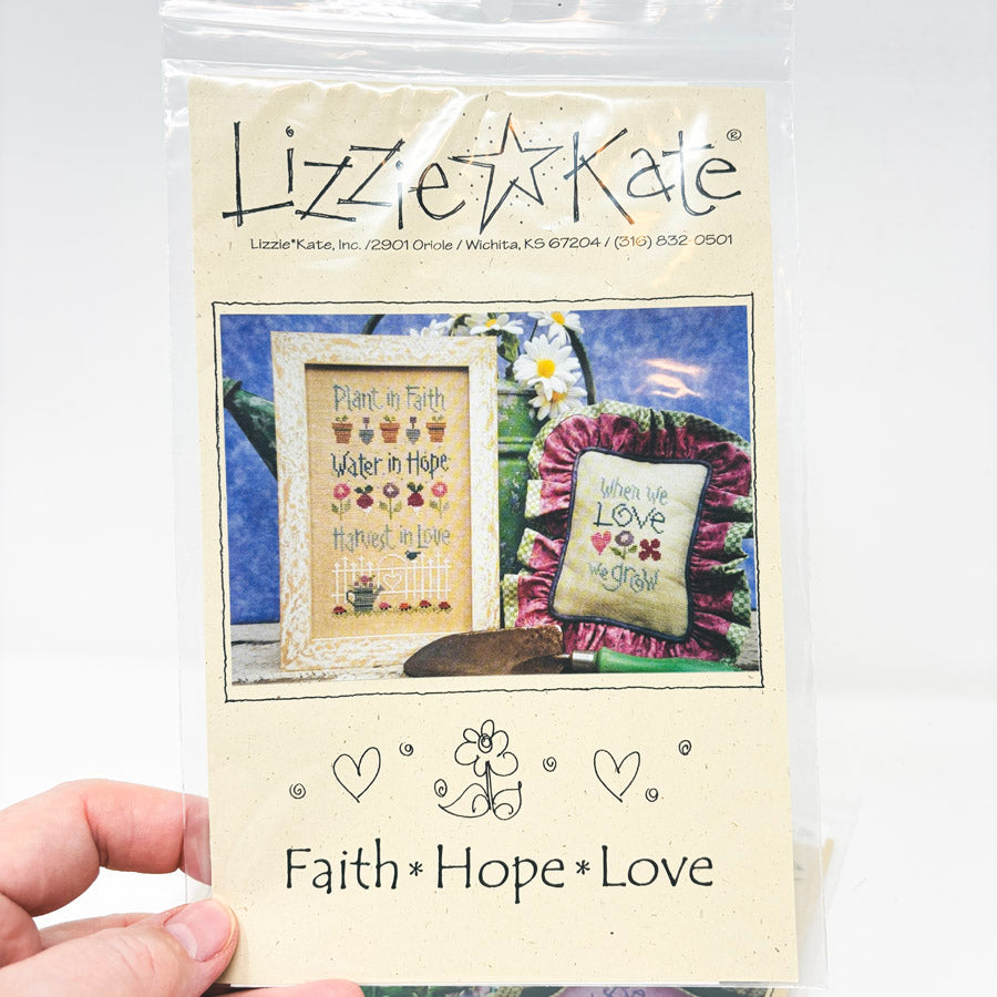 Garden Themed Lizzie Kate Cross Stitch Patterns