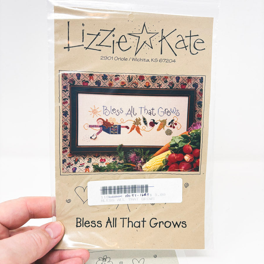 Garden Themed Lizzie Kate Cross Stitch Patterns