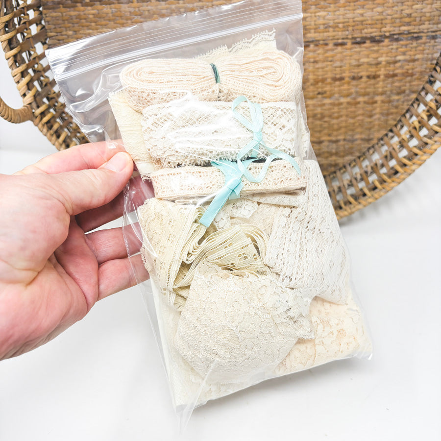Assorted Cream Lace Bundle