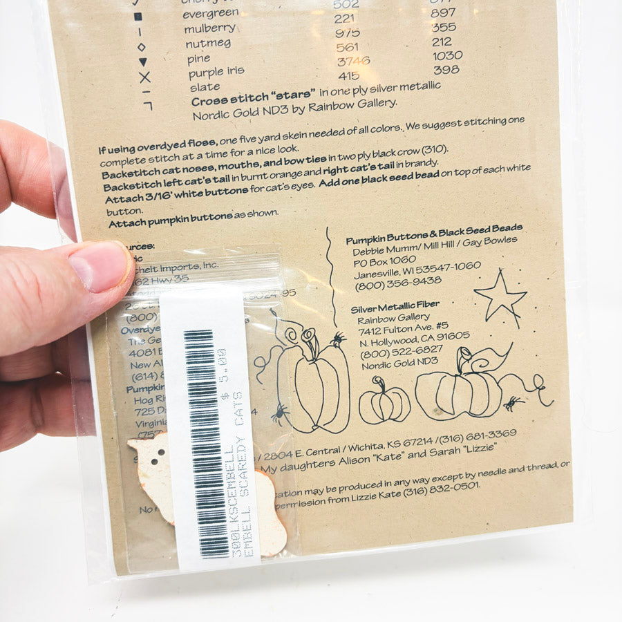 Halloween Themed Lizzie Kate Cross Stitch Patterns