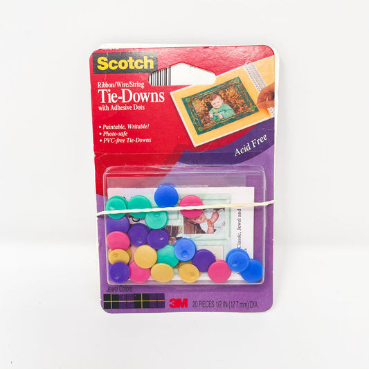 Scotch Tie Downs with Adhesive Dots (2)