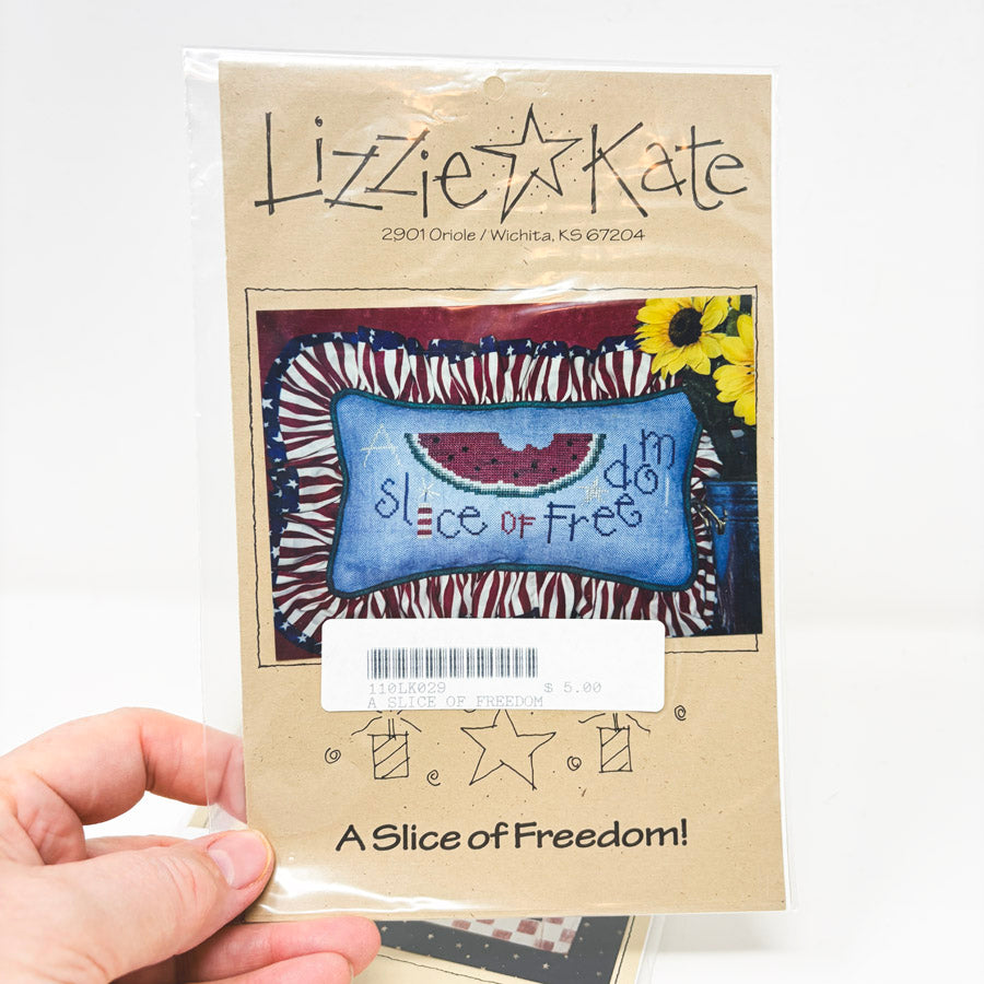 Summer/July Themed Lizzie Kate Cross Stitch Patterns