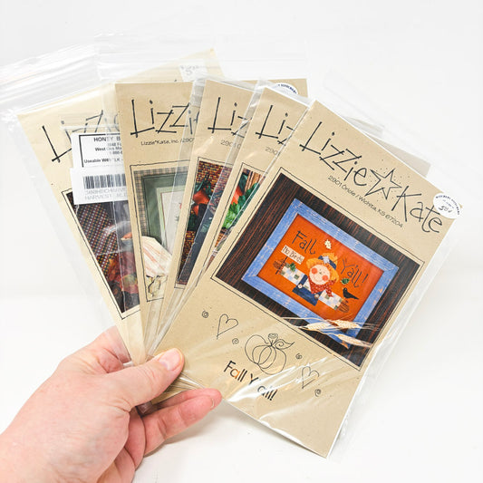 Autumn Themed Lizzie Kate Cross Stitch Patterns