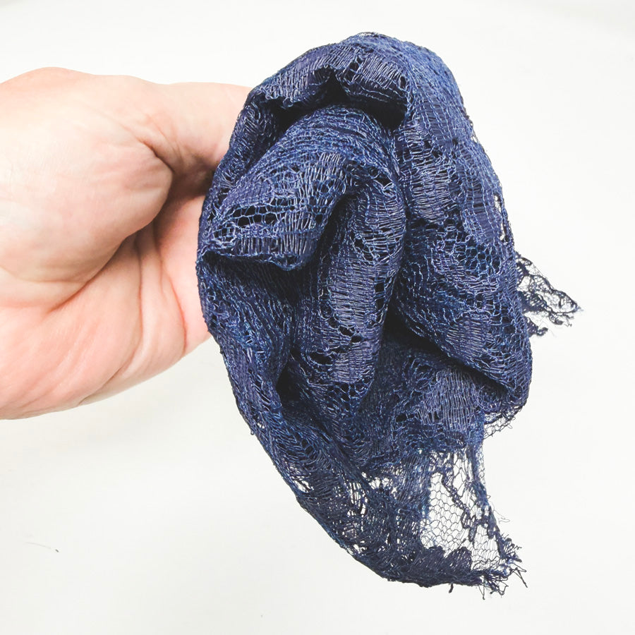 1 Sq Yd Navy Lace