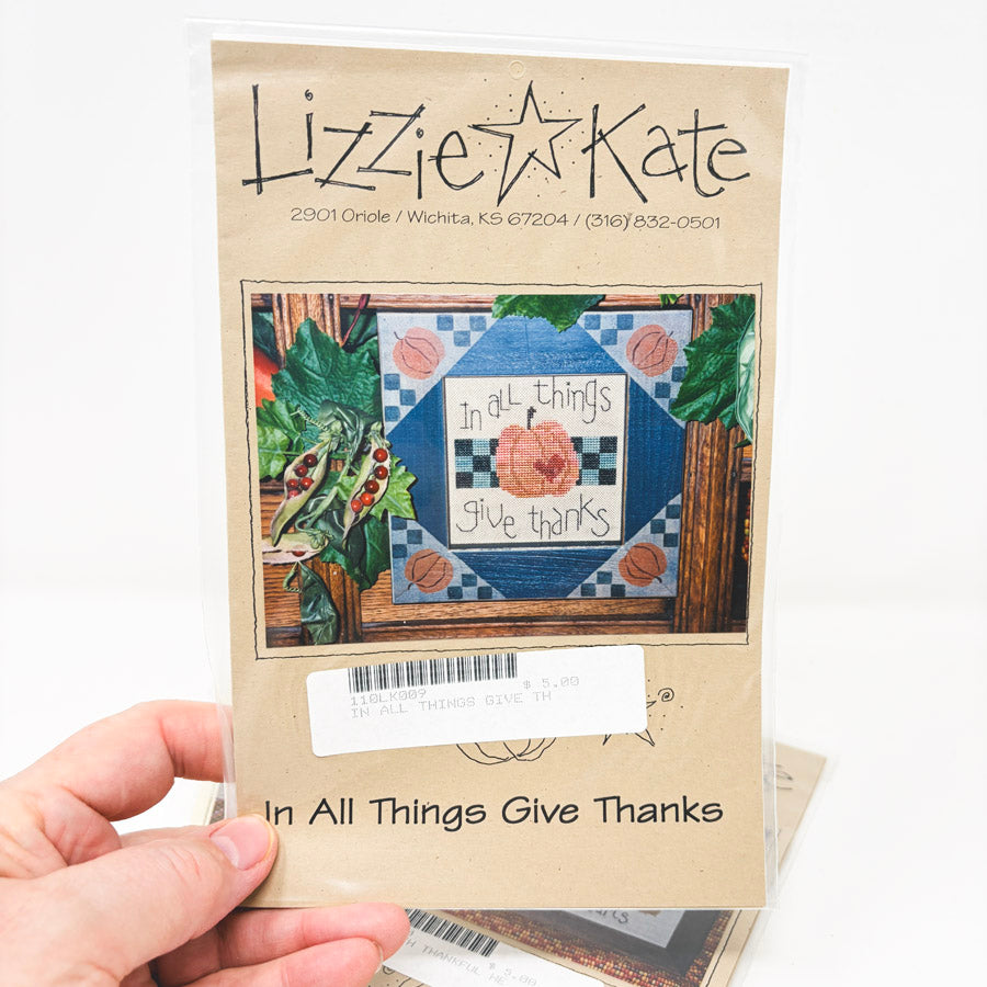 Autumn Themed Lizzie Kate Cross Stitch Patterns