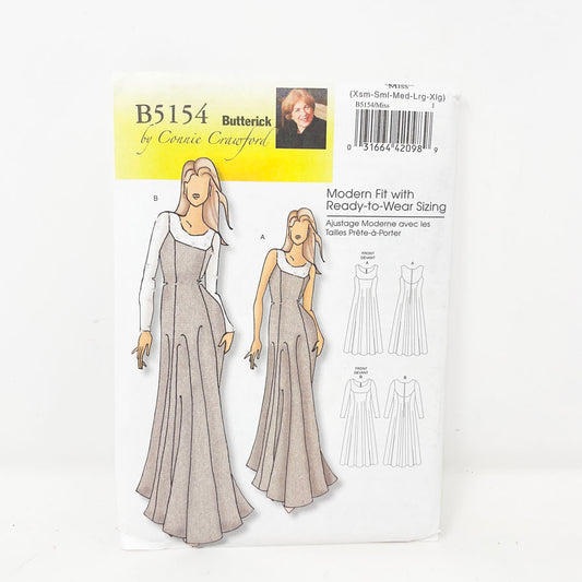 2007 Butterick Connie Crawford Dress - B5154 - Size XS-XL