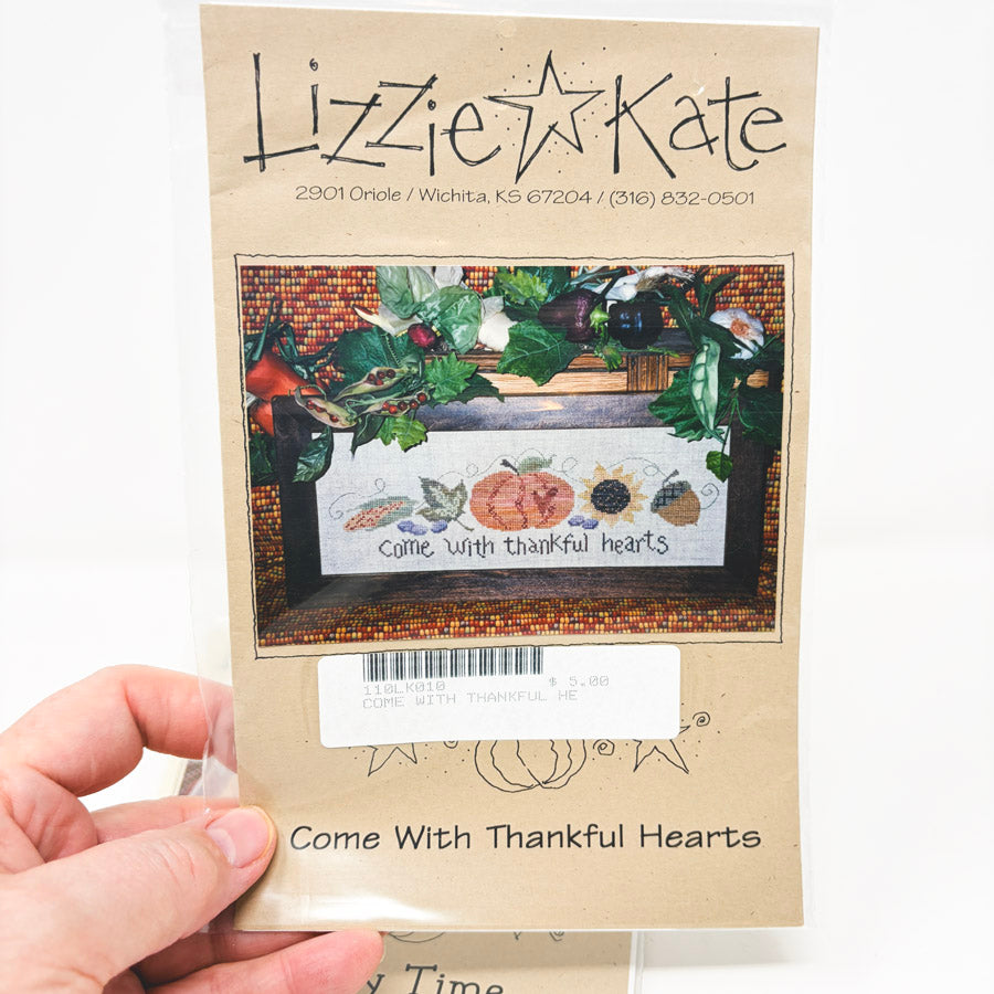 Autumn Themed Lizzie Kate Cross Stitch Patterns