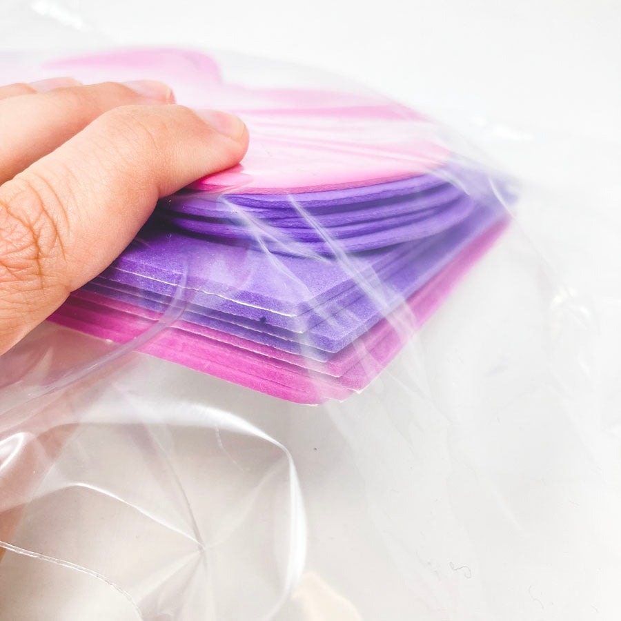 Bag of Butterfly & Square Foam Stickers