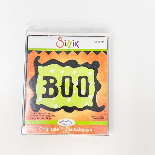 Sizzix Phrase Boo with Frame Cutting Die