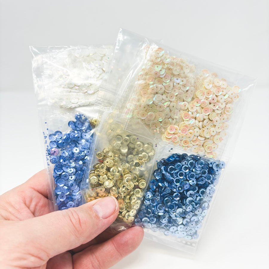 Winter/Hanukkah Theme - Sequin Bundles